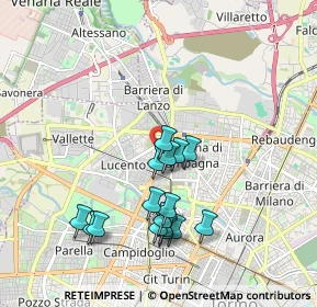 Mappa Via Forlì, 10148 Torino TO, Italia (1.78563)