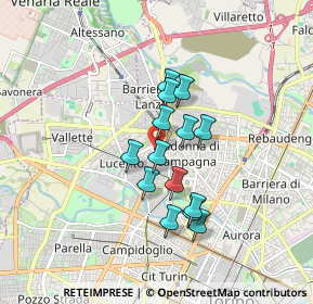 Mappa Via Forlì, 10148 Torino TO, Italia (1.3)