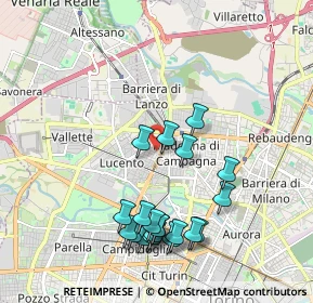 Mappa Via Forlì, 10148 Torino TO, Italia (2.0595)