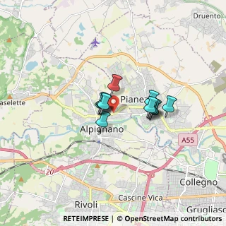 Mappa Via Cavour, 10091 Alpignano TO, Italia (1.04667)
