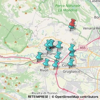 Mappa Via Cavour, 10091 Alpignano TO, Italia (2.66267)
