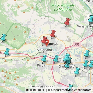 Mappa Via Cavour, 10091 Alpignano TO, Italia (6.466)