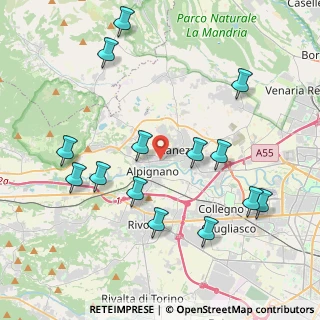 Mappa Via Cavour, 10091 Alpignano TO, Italia (4.49571)