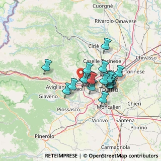 Mappa Via Cavour, 10091 Alpignano TO, Italia (9.8385)