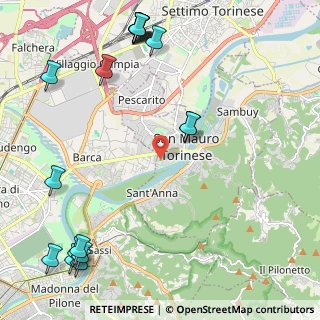 Mappa Via Trieste, 10099 San Mauro Torinese TO, Italia (3.11944)