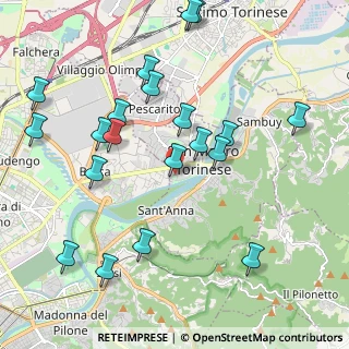 Mappa Via Trieste, 10099 San Mauro Torinese TO, Italia (2.287)