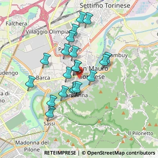Mappa Via Trieste, 10099 San Mauro Torinese TO, Italia (1.5995)