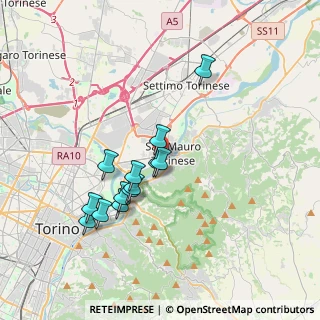 Mappa Via Trieste, 10099 San Mauro Torinese TO, Italia (3.27)