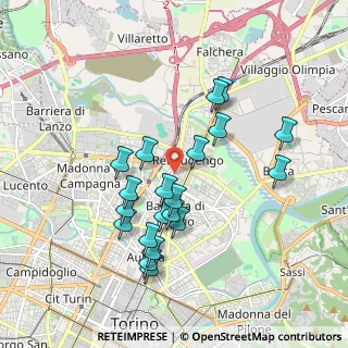 Mappa Via S. Germano, 10155 Torino TO, Italia (1.7575)