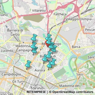 Mappa Via S. Germano, 10155 Torino TO, Italia (1.28583)