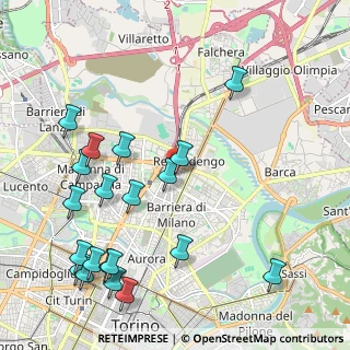 Mappa Via S. Germano, 10155 Torino TO, Italia (2.597)