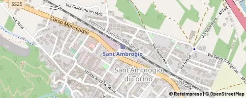Mappa Sant'Ambrogio di Torino