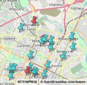 Mappa Piazza Ruggero Bonghi, 10147 Torino TO, Italia (2.46632)