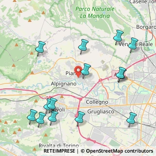 Mappa Via Fratelli Rosselli, 10044 Pianezza TO, Italia (5.25)