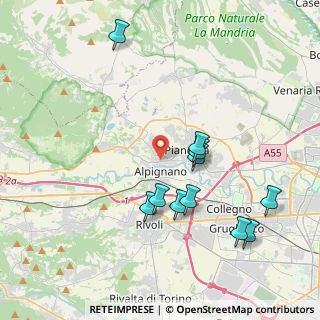 Mappa Via Enrico Toti, 10091 Alpignano TO, Italia (4.04636)