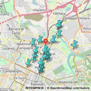 Mappa Via Arturo Toscanini, 10155 Torino TO, Italia (1.7455)