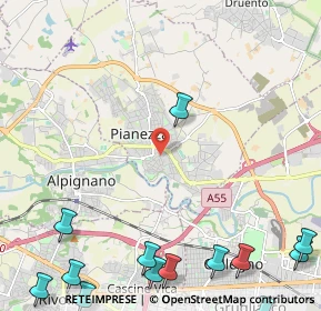 Mappa Piazza Oriana Fallaci, 10044 Pianezza TO, Italia (3.62231)