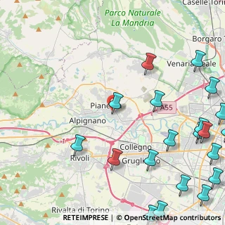 Mappa Via Monte Grappa, 10044 Pianezza TO, Italia (6.6965)