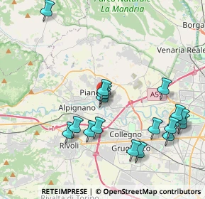 Mappa Piazza Oriana Fallaci, 10044 Pianezza TO, Italia (4.34706)