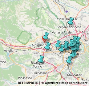 Mappa Piazza Oriana Fallaci, 10044 Pianezza TO, Italia (8.6125)