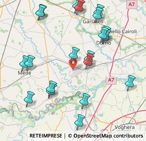 Mappa Ferrera Erbognone, 27032 Ferrera Erbognone PV, Italia (9.4455)