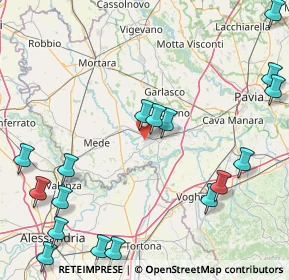 Mappa Ferrera Erbognone, 27032 Ferrera Erbognone PV, Italia (22.91118)