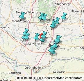 Mappa Via degli Orti, 45020 Lusia RO, Italia (12.36368)