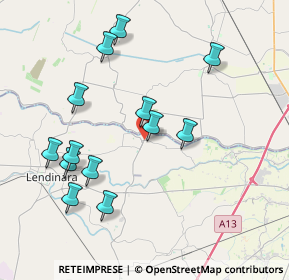 Mappa Via degli Orti, 45020 Lusia RO, Italia (3.98462)