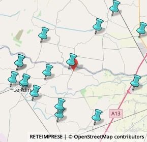 Mappa Via degli Orti, 45020 Lusia RO, Italia (6.0695)