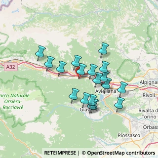 Mappa Via Barella, 10050 Chiusa di San Michele TO, Italia (6.06)