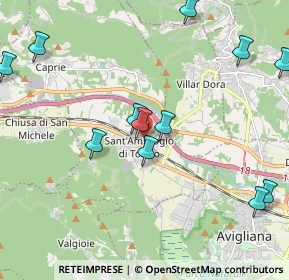 Mappa Via Falconero, 10057 Sant'Ambrogio di Torino TO, Italia (2.40333)