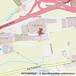 Mappa Via Italia, 55, 10093 Collegno, Torino (Piemonte)