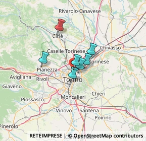 Mappa Via Fossata, 10147 Torino TO, Italia (25.39167)