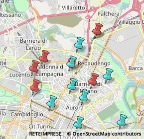Mappa Via Fossata, 10147 Torino TO, Italia (2.04786)