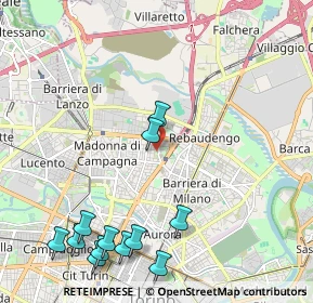 Mappa Via Fossata, 10147 Torino TO, Italia (2.66417)