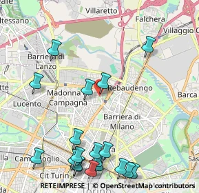 Mappa Via Fossata, 10147 Torino TO, Italia (2.75421)