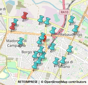 Mappa Via Fossata, 10147 Torino TO, Italia (0.985)