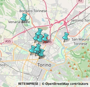 Mappa Via Fossata, 10147 Torino TO, Italia (2.49182)
