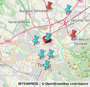 Mappa Via Fossata, 10147 Torino TO, Italia (2.68273)