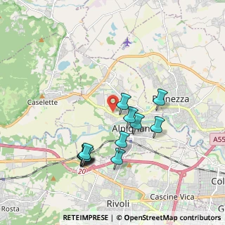Mappa Km. 16.200, 10091 Alpignano TO, Italia (1.85154)