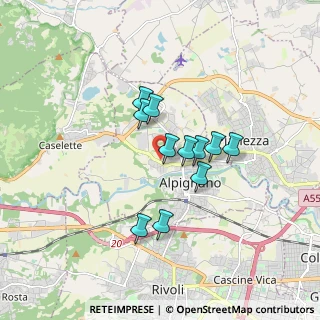 Mappa Km. 16.200, 10091 Alpignano TO, Italia (1.27636)