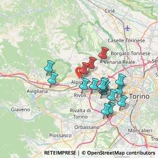 Mappa Km. 16.200, 10091 Alpignano TO, Italia (6.66529)