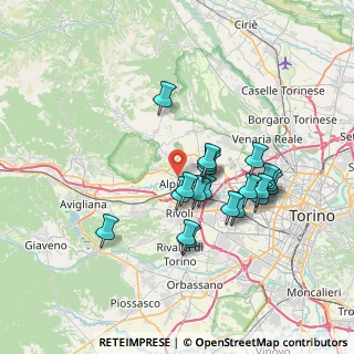 Mappa Km. 16.200, 10091 Alpignano TO, Italia (6.2335)