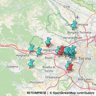 Mappa Km. 16.200, 10091 Alpignano TO, Italia (7.44125)