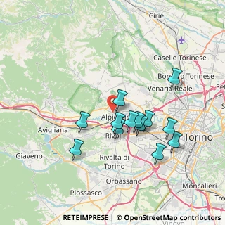 Mappa Km. 16.200, 10091 Alpignano TO, Italia (6.44462)