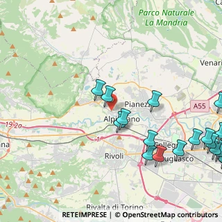 Mappa Km. 16.200, 10091 Alpignano TO, Italia (6.319)