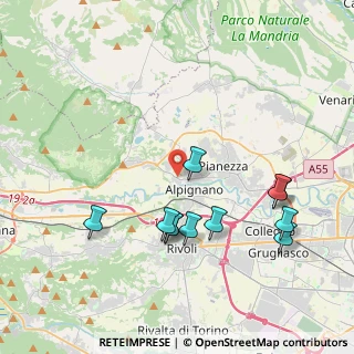 Mappa Km. 16.200, 10091 Alpignano TO, Italia (4.09182)