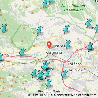 Mappa Km. 16.200, 10091 Alpignano TO, Italia (6.1205)