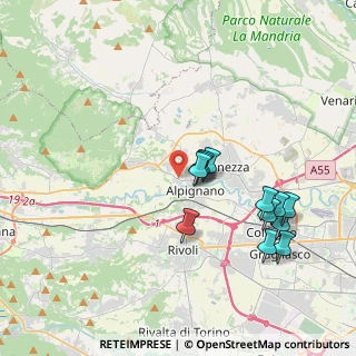Mappa Km. 16.200, 10091 Alpignano TO, Italia (3.78667)