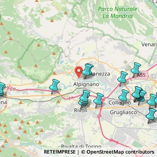 Mappa Km. 16.200, 10091 Alpignano TO, Italia (5.8015)
